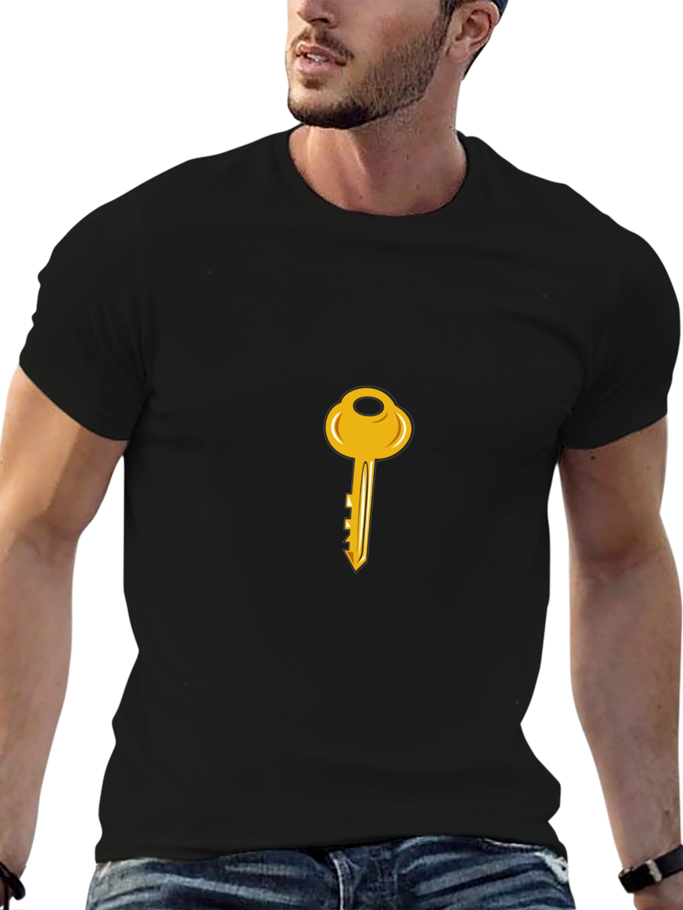 Key Graphic Black T-Shirt