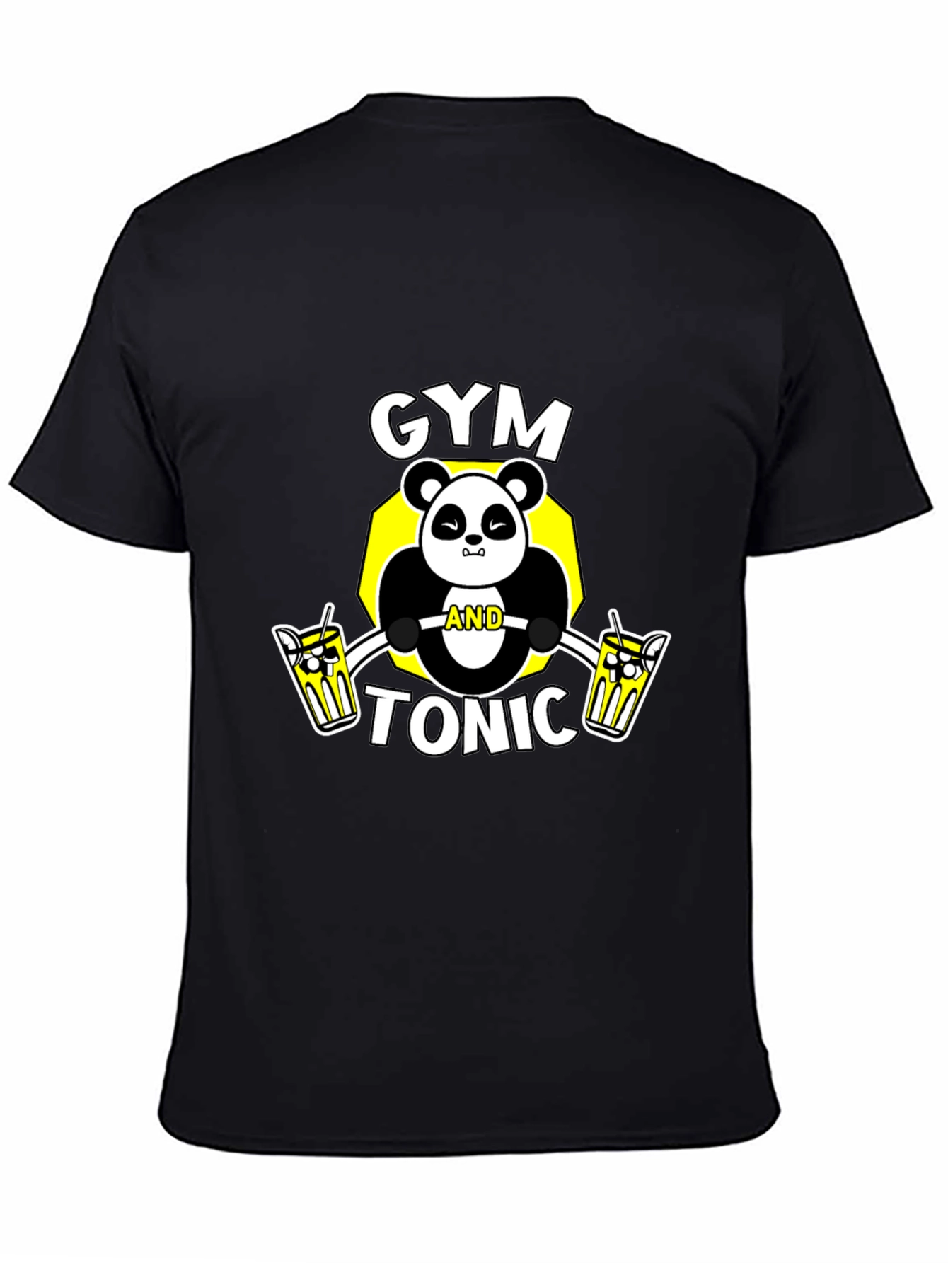 Gym and Tonic Panda Graphic Tee