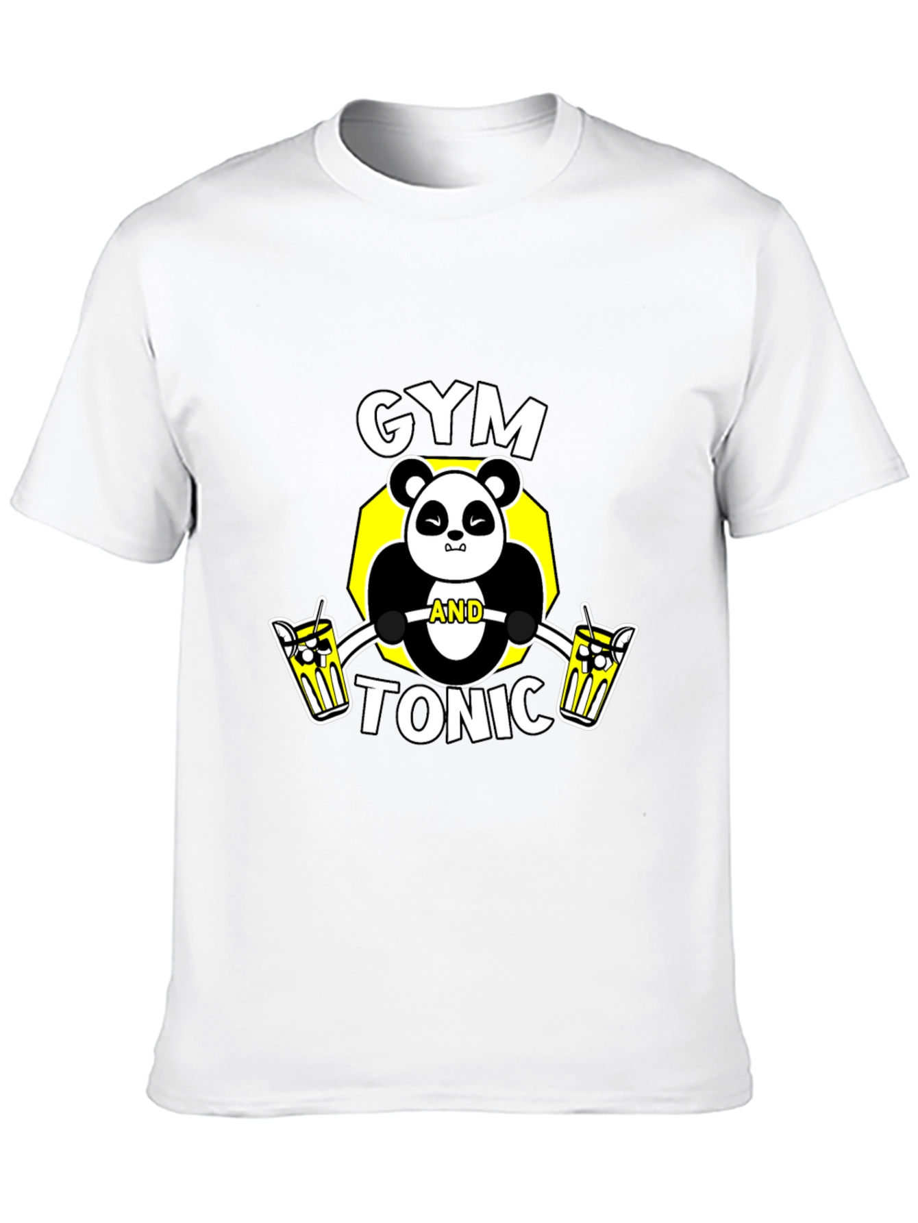 Gym and Tonic Panda Graphic Tee