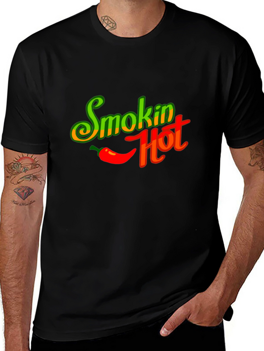Smokin Hot Graphic T-Shirt - Spicy Chili Design