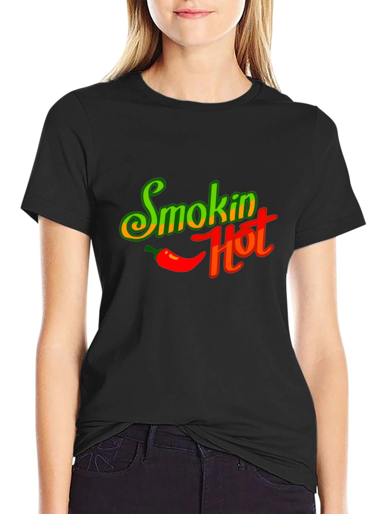 Smokin Hot Graphic T-Shirt - Spicy Chili Design