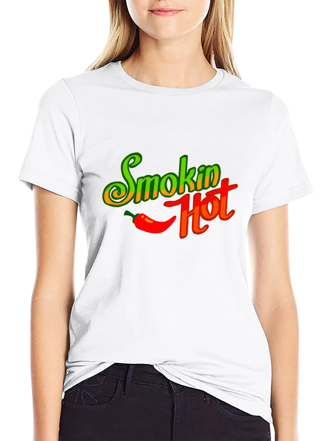 Smokin Hot Graphic T-Shirt - Spicy Chili Design