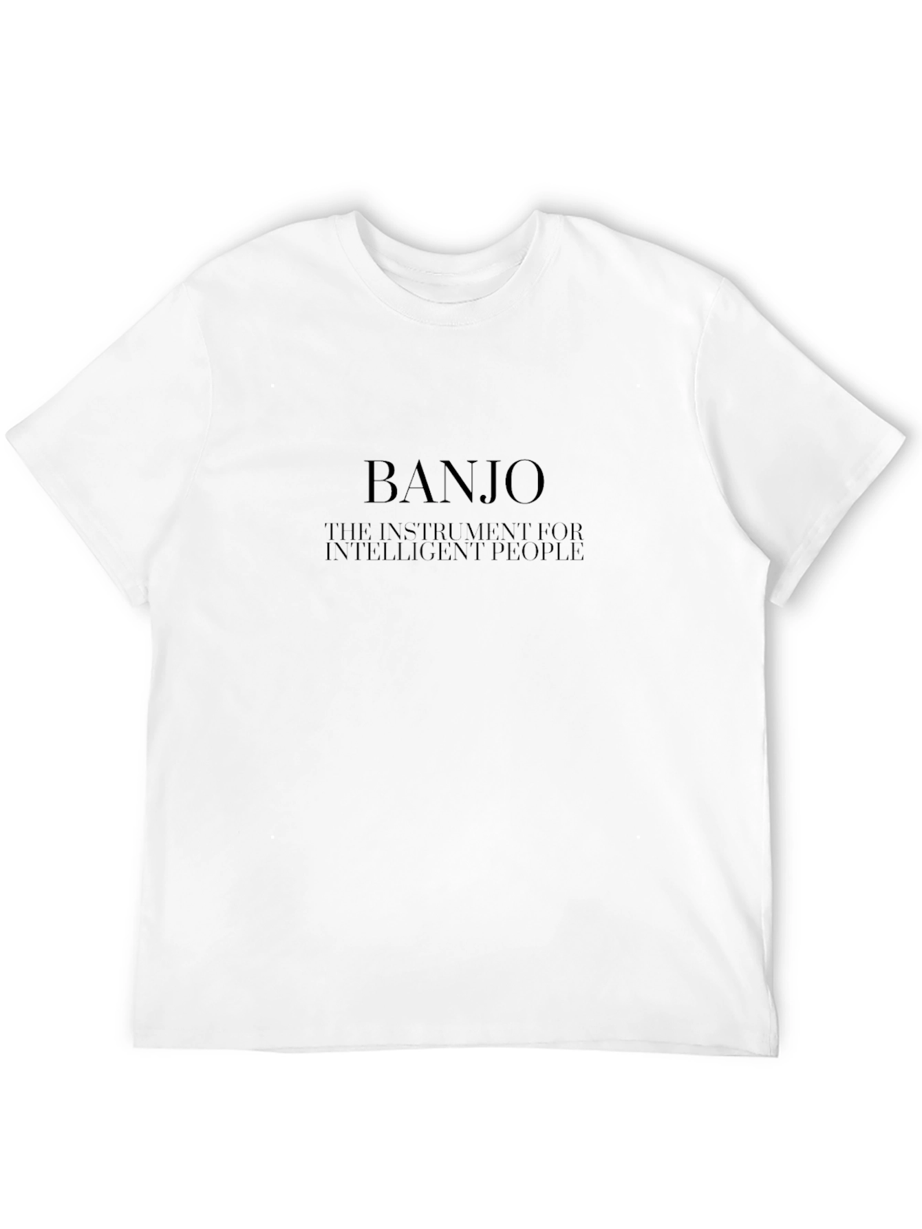 Banjo Instrument Tee - For Intelligent People