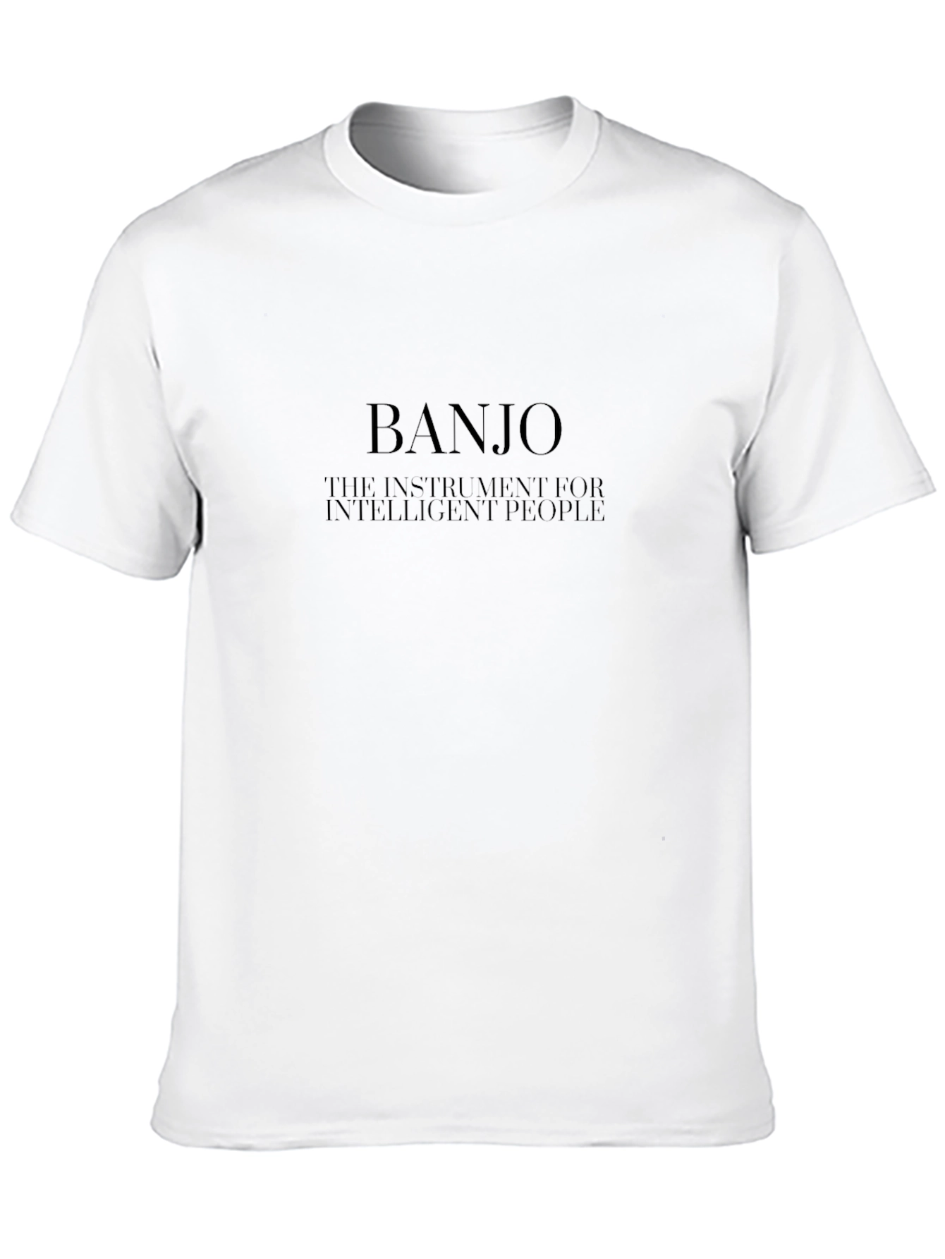 Banjo Instrument Tee - For Intelligent People