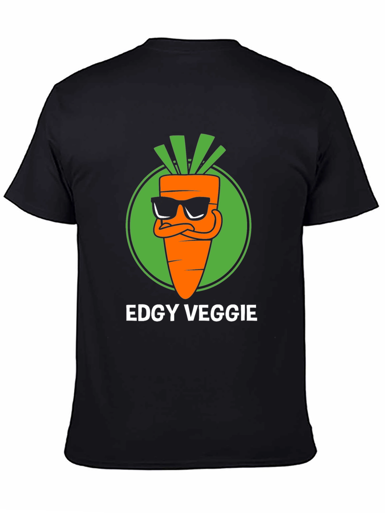 Edgy Veggie T-Shirt - Cool Carrot Graphic Tee
