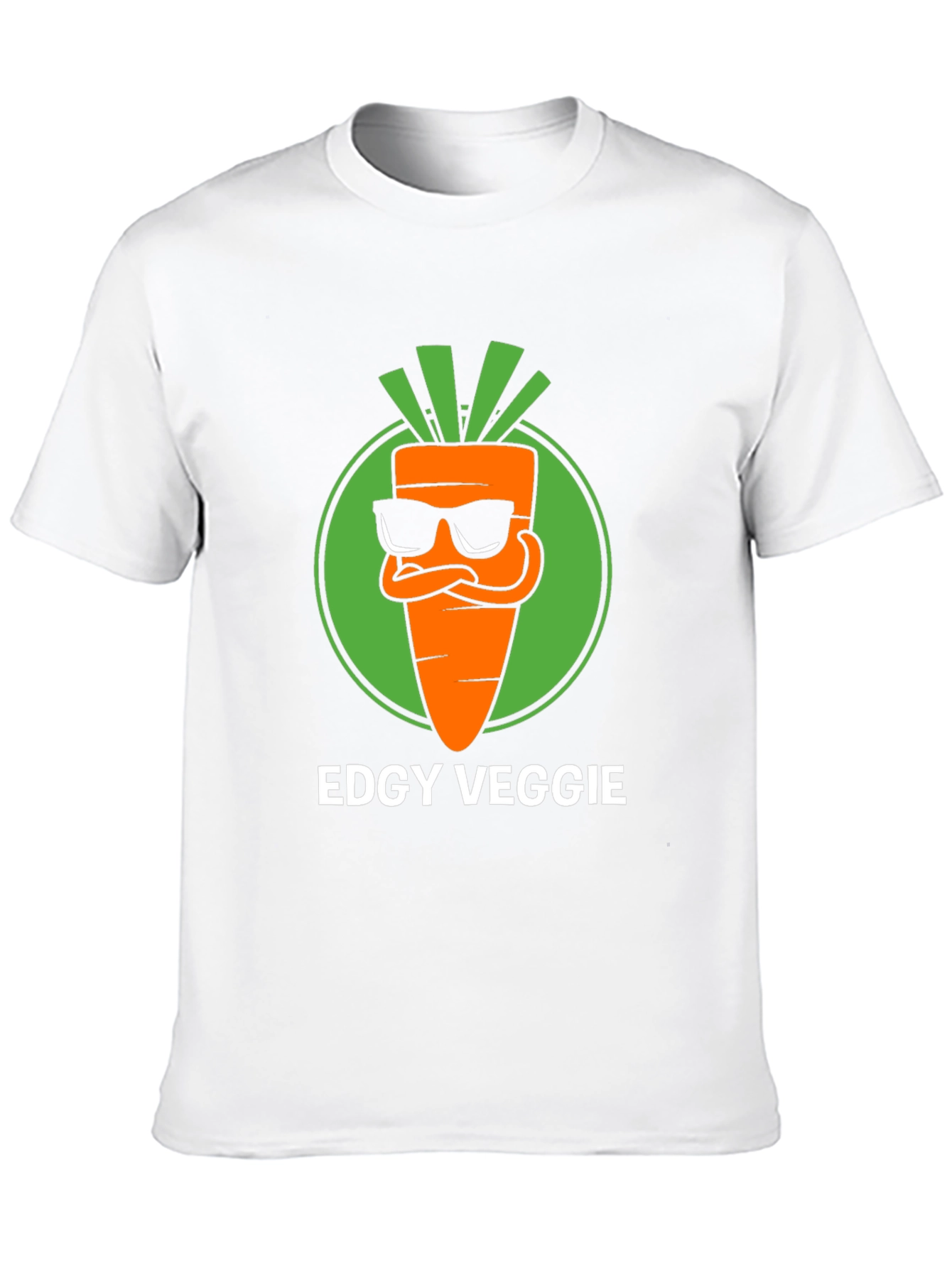 Edgy Veggie T-Shirt - Cool Carrot Graphic Tee