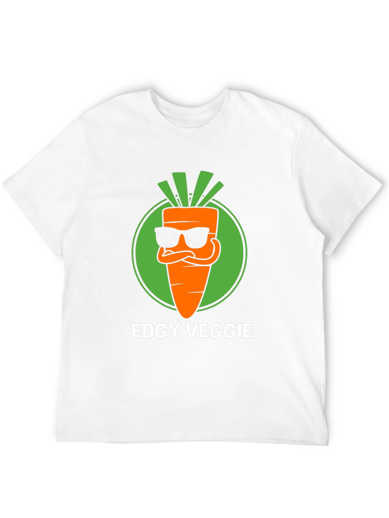 Edgy Veggie T-Shirt - Cool Carrot Graphic Tee