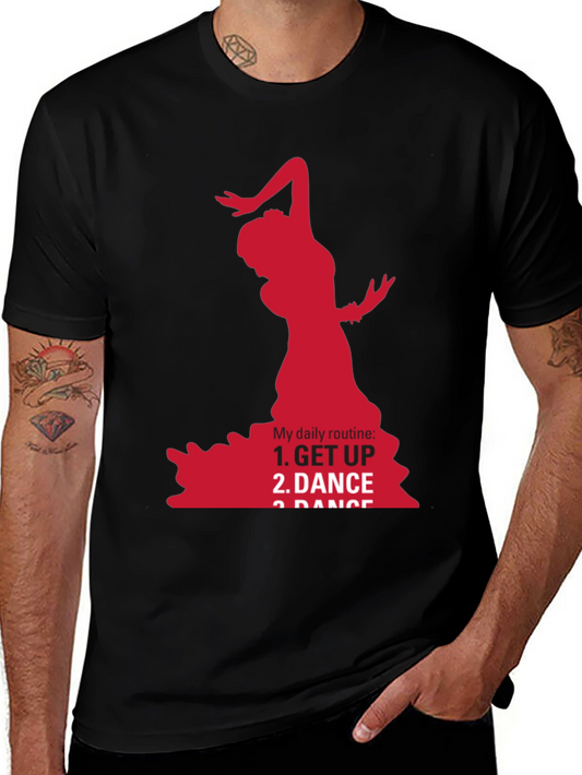 Flamenco Dancer Graphic Tee - Daily Routine T-Shirt