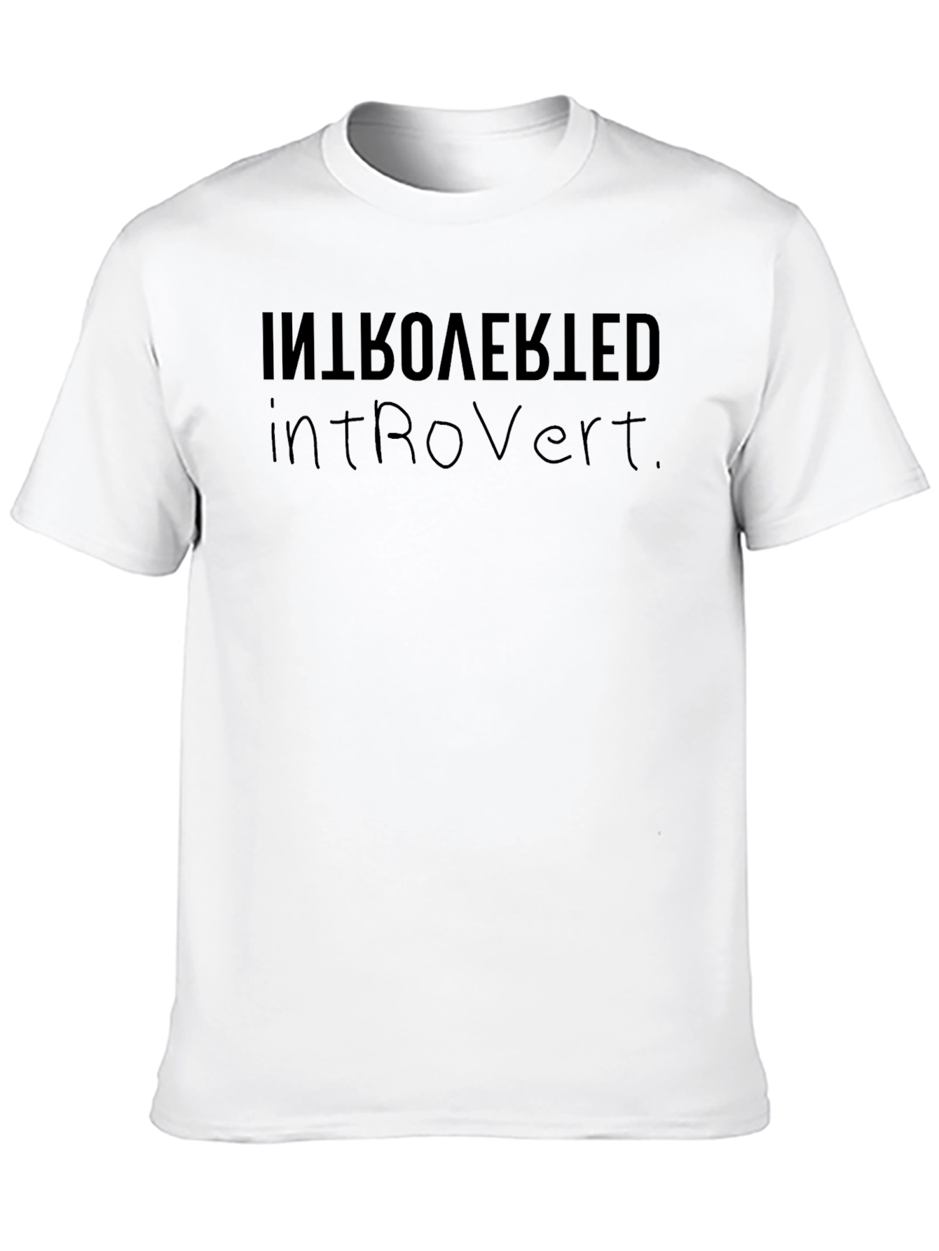 Introvert Tee - Dark Humor Slogan T-Shirt