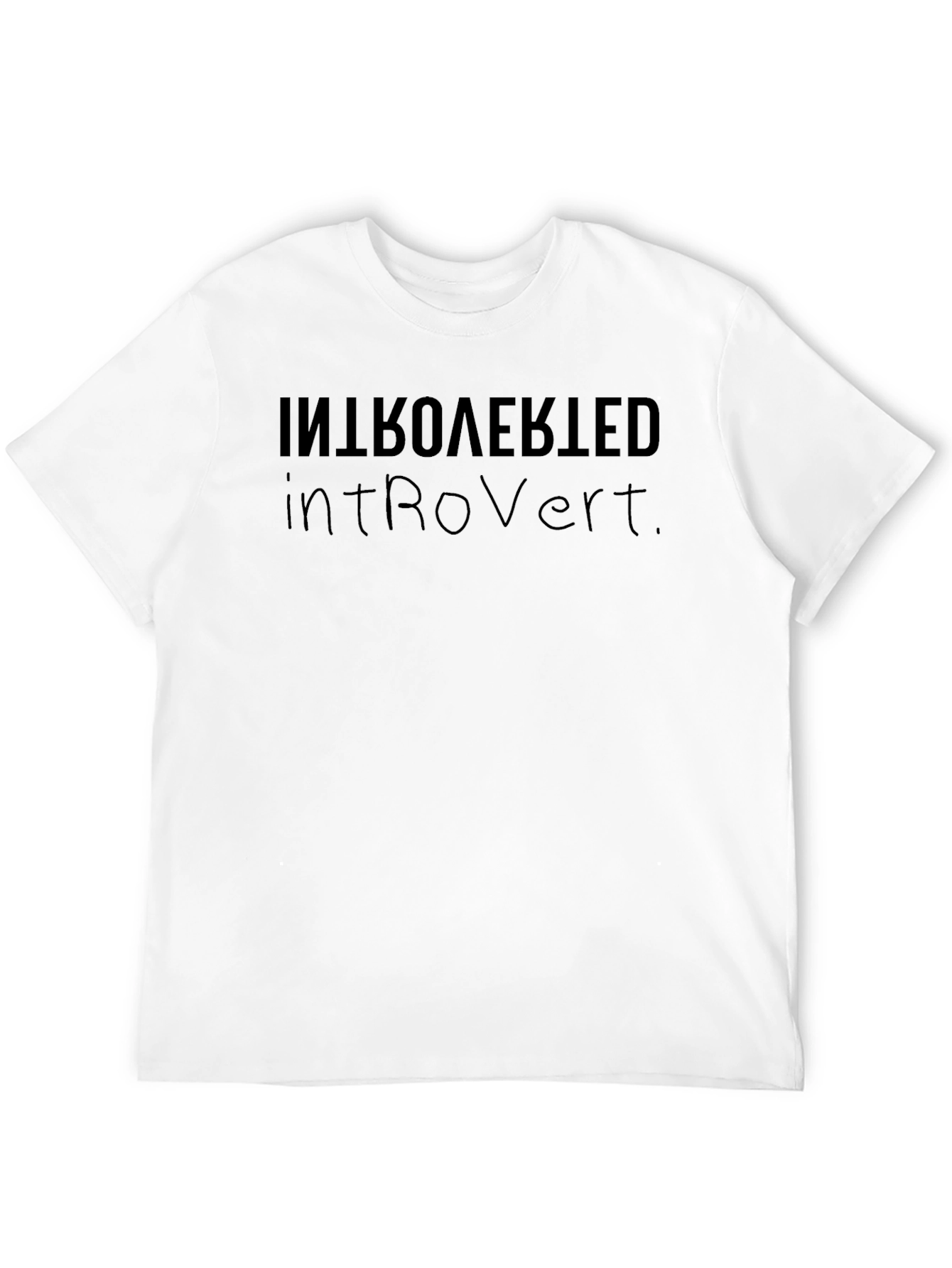 Introvert Tee - Dark Humor Slogan T-Shirt