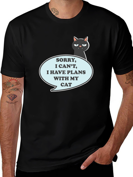 Sorry I have Plans With My Cat T-Shirt