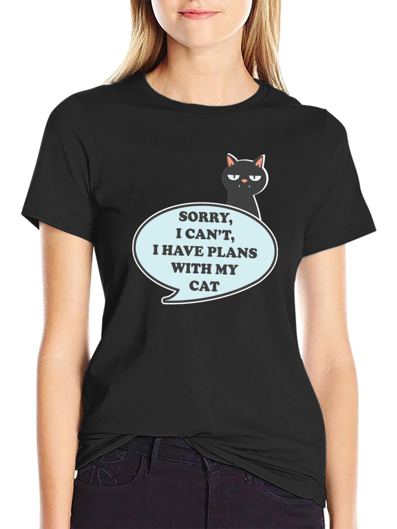 Sorry I have Plans With My Cat T-Shirt