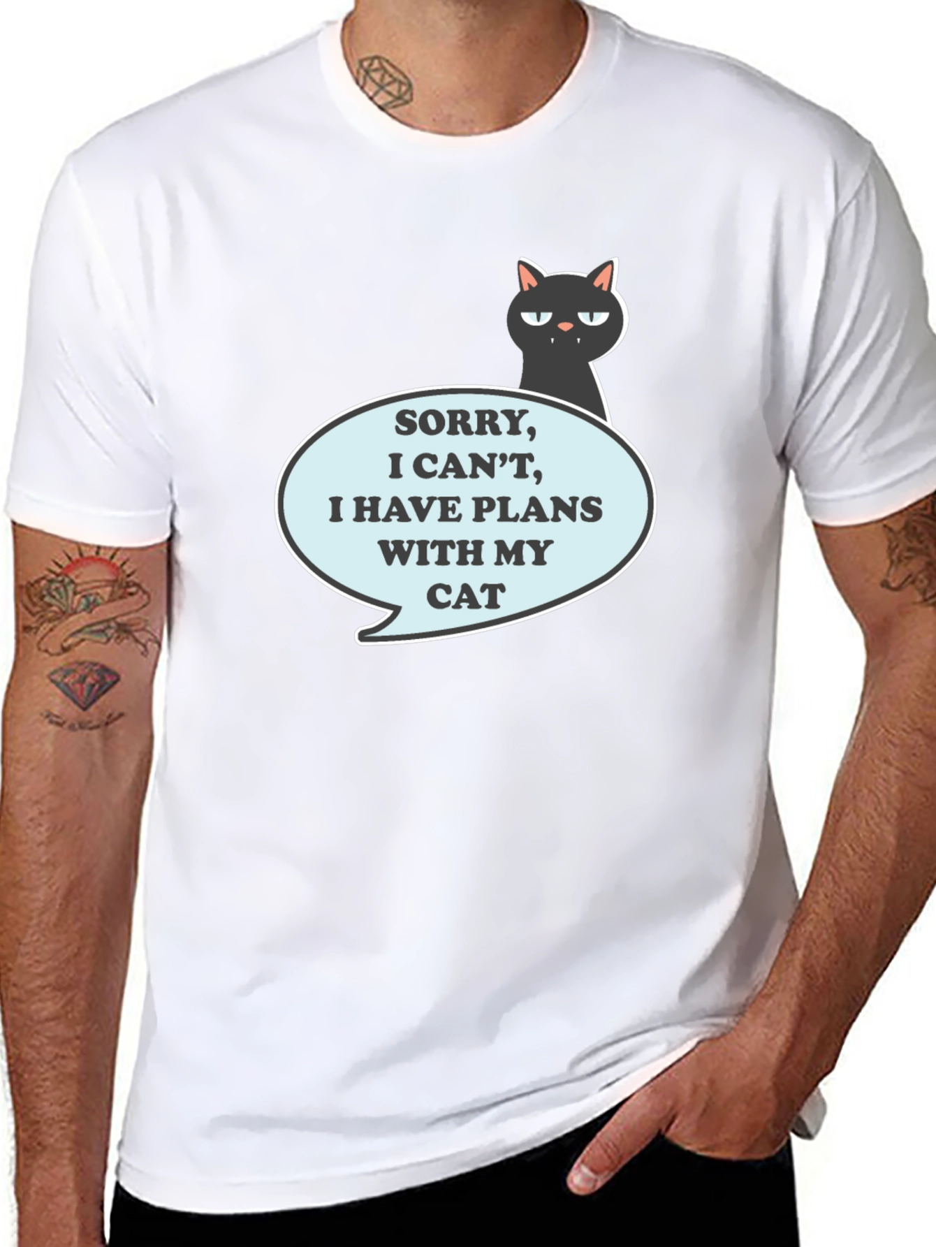 Sorry I have Plans With My Cat T-Shirt