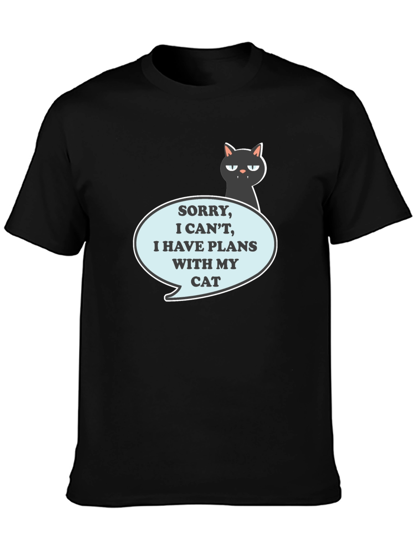 Sorry I have Plans With My Cat T-Shirt