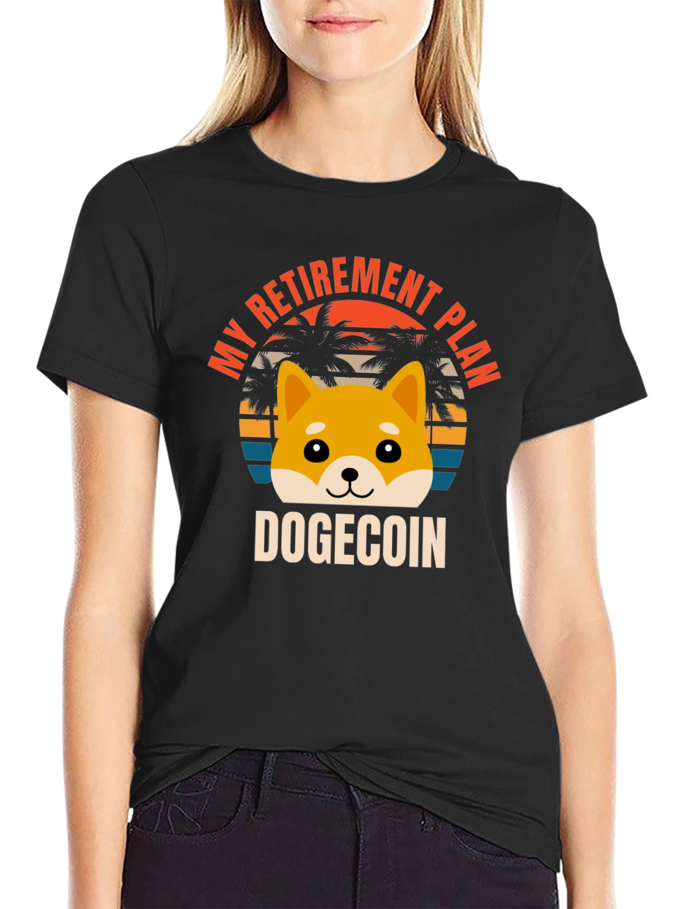 Dogecoin Retirement Plan T-Shirt