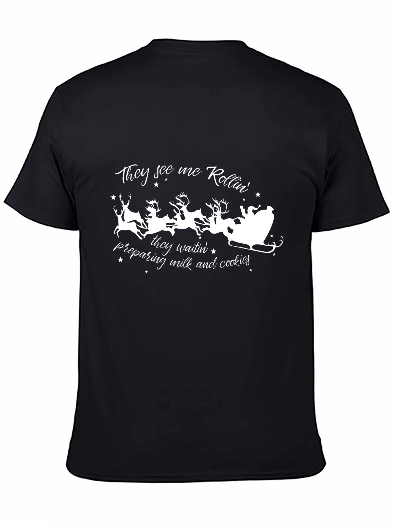 Santa Sleigh Christmas T-Shirt