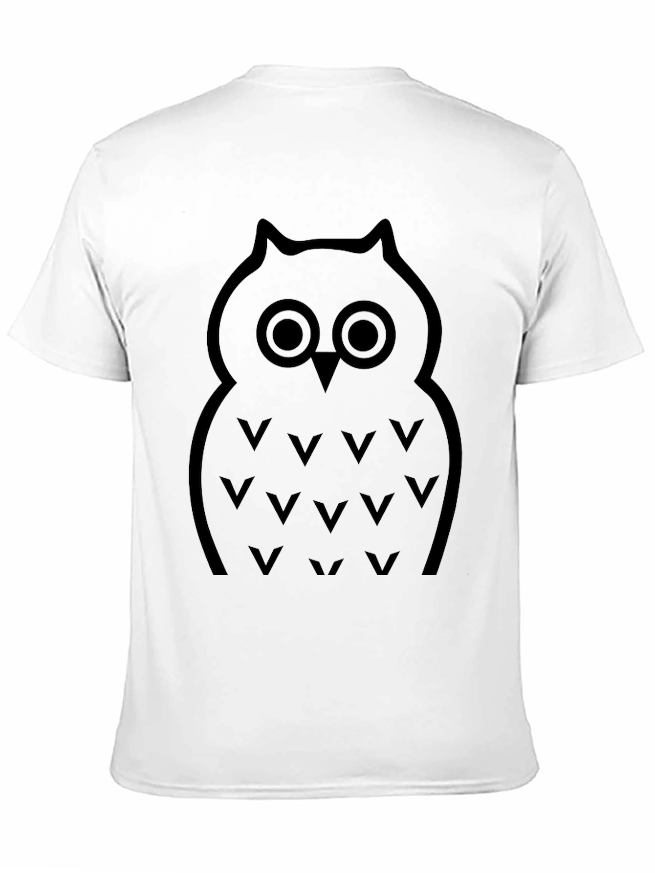 Owl Graphic Tee - Classic Black Cotton T-Shirt