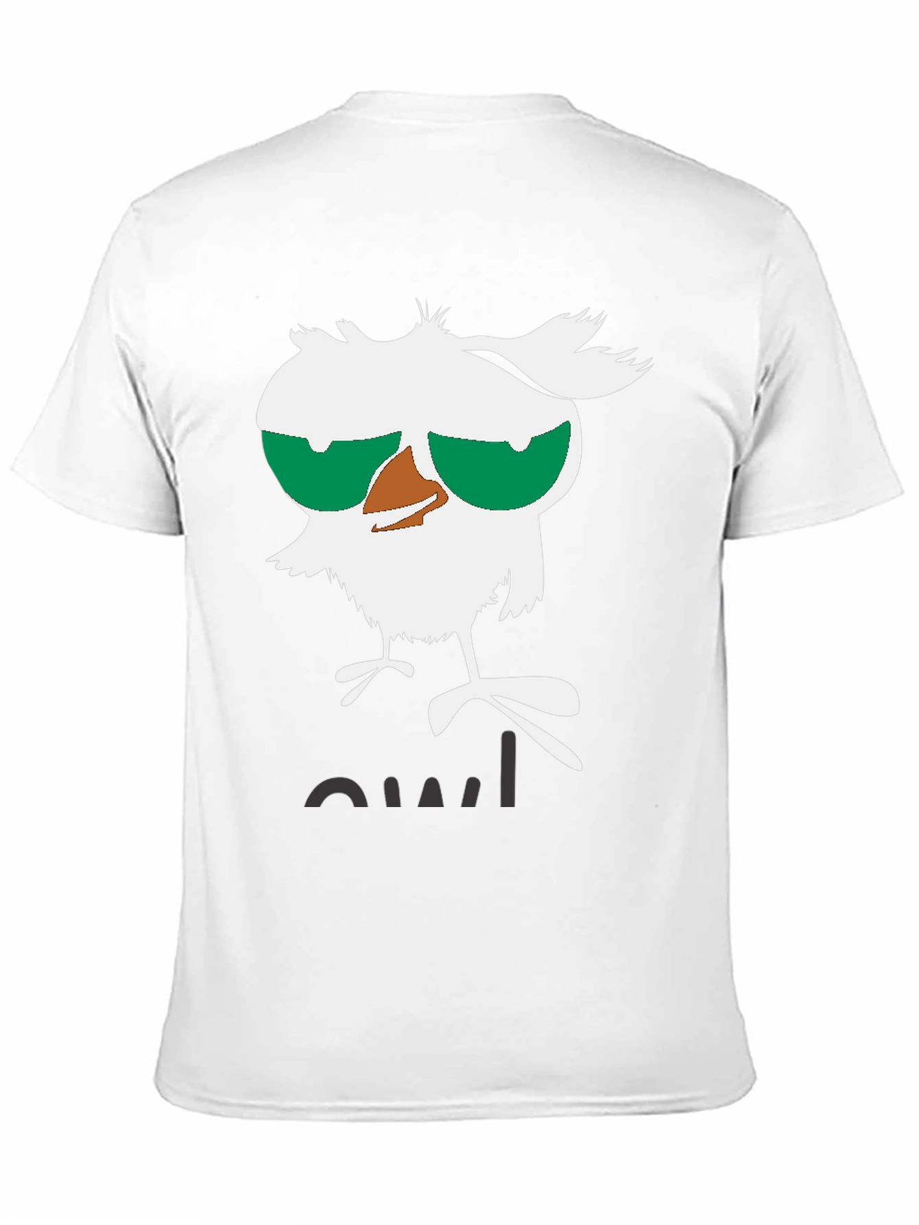 Funny Owl Graphic Tee - Unisex Black T-Shirt