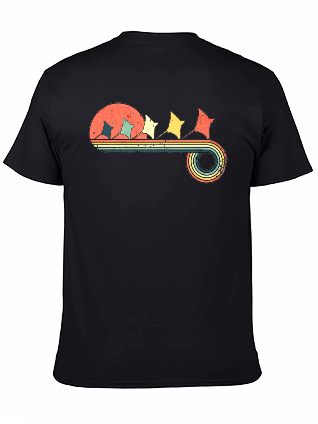 Retro Stingray Graphic T-Shirt