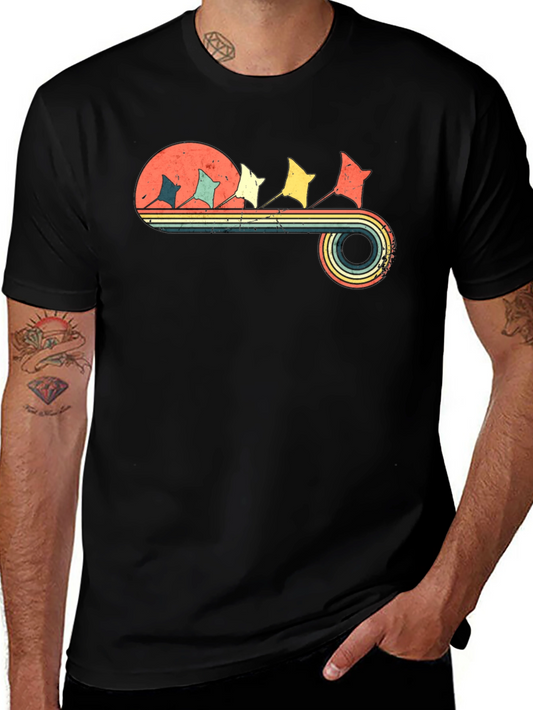 Retro Stingray Graphic T-Shirt