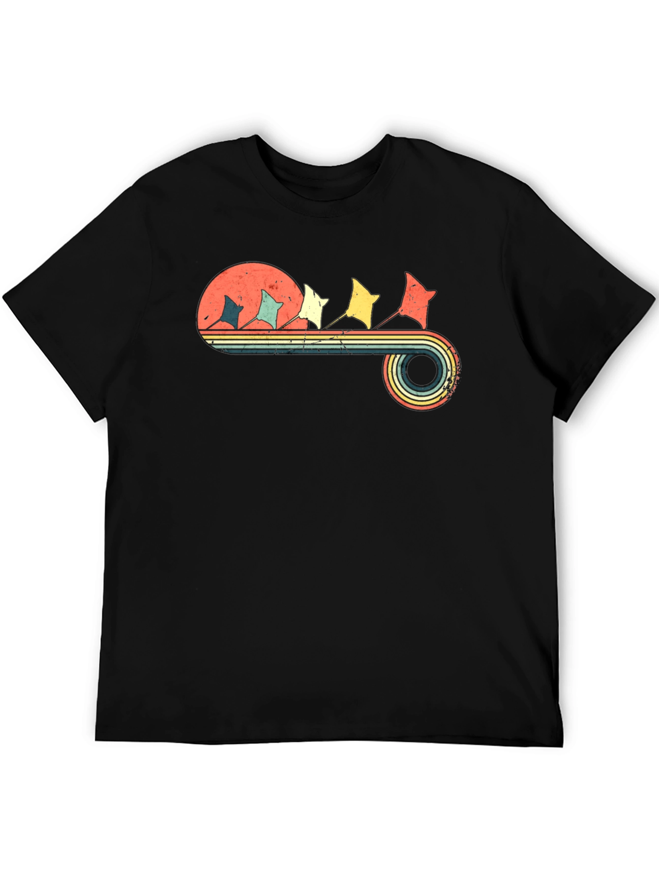 Retro Stingray Graphic T-Shirt