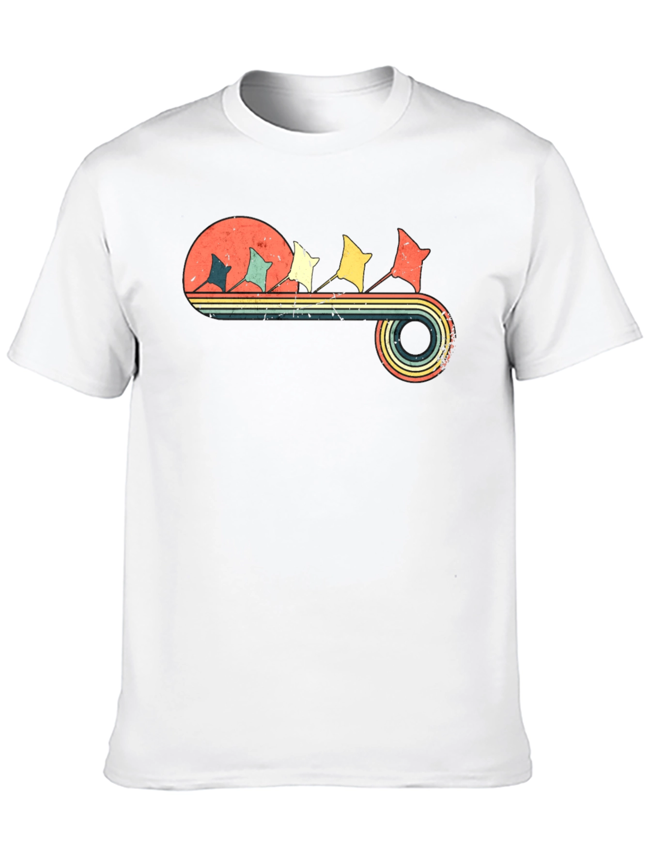 Retro Stingray Graphic T-Shirt