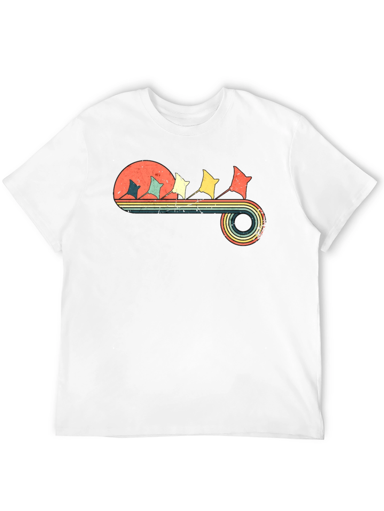 Retro Stingray Graphic T-Shirt