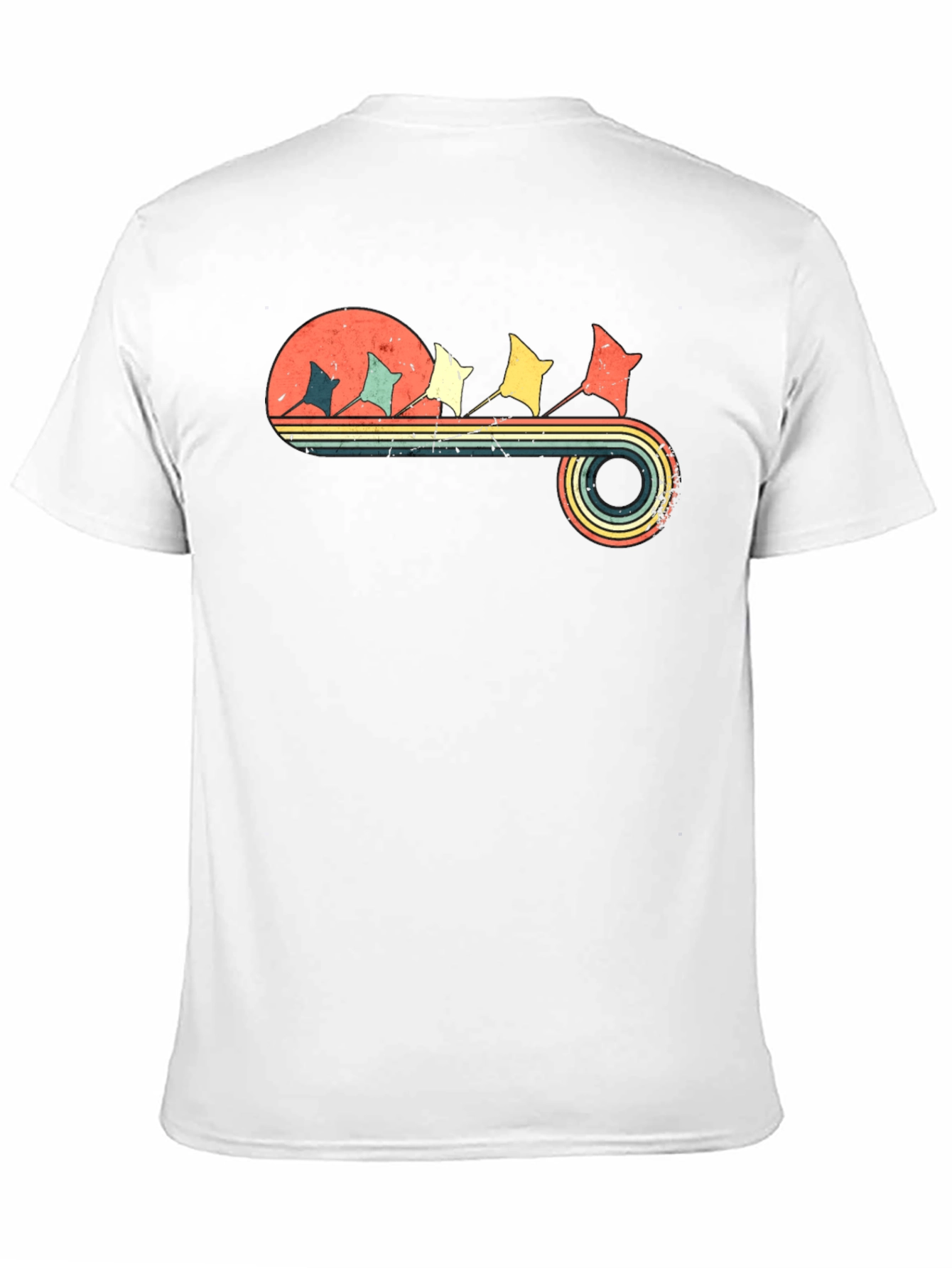 Retro Stingray Graphic T-Shirt