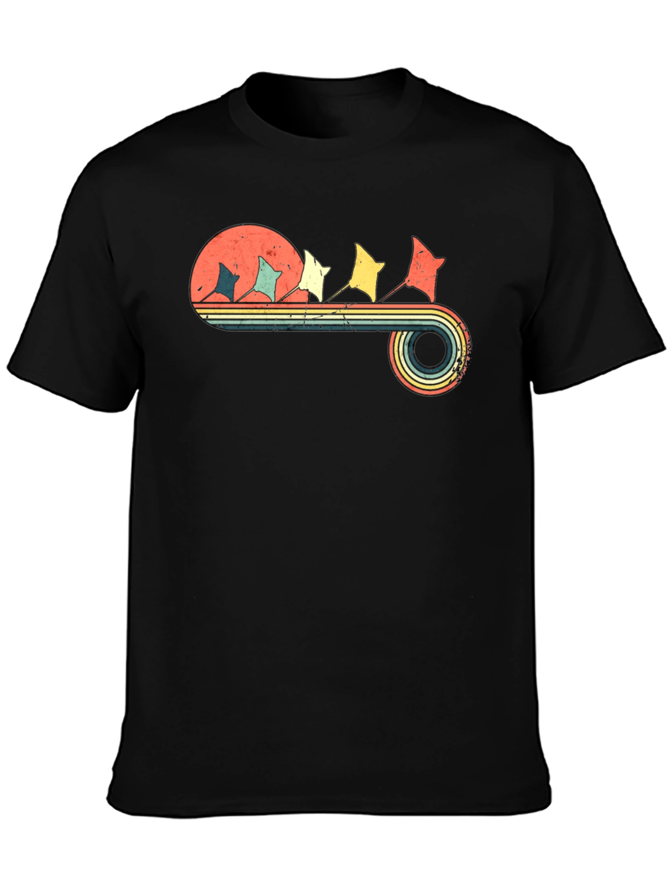 Retro Stingray Graphic T-Shirt