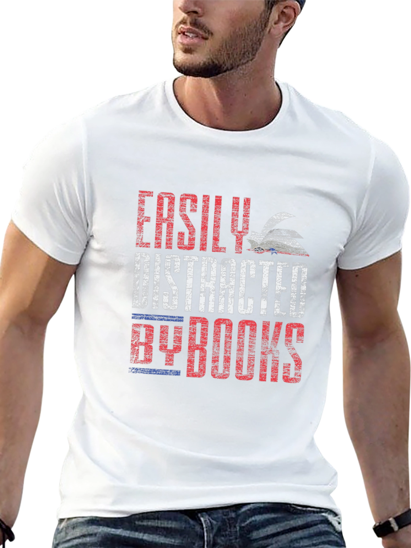 Easily Distracted By Books T-Shirt