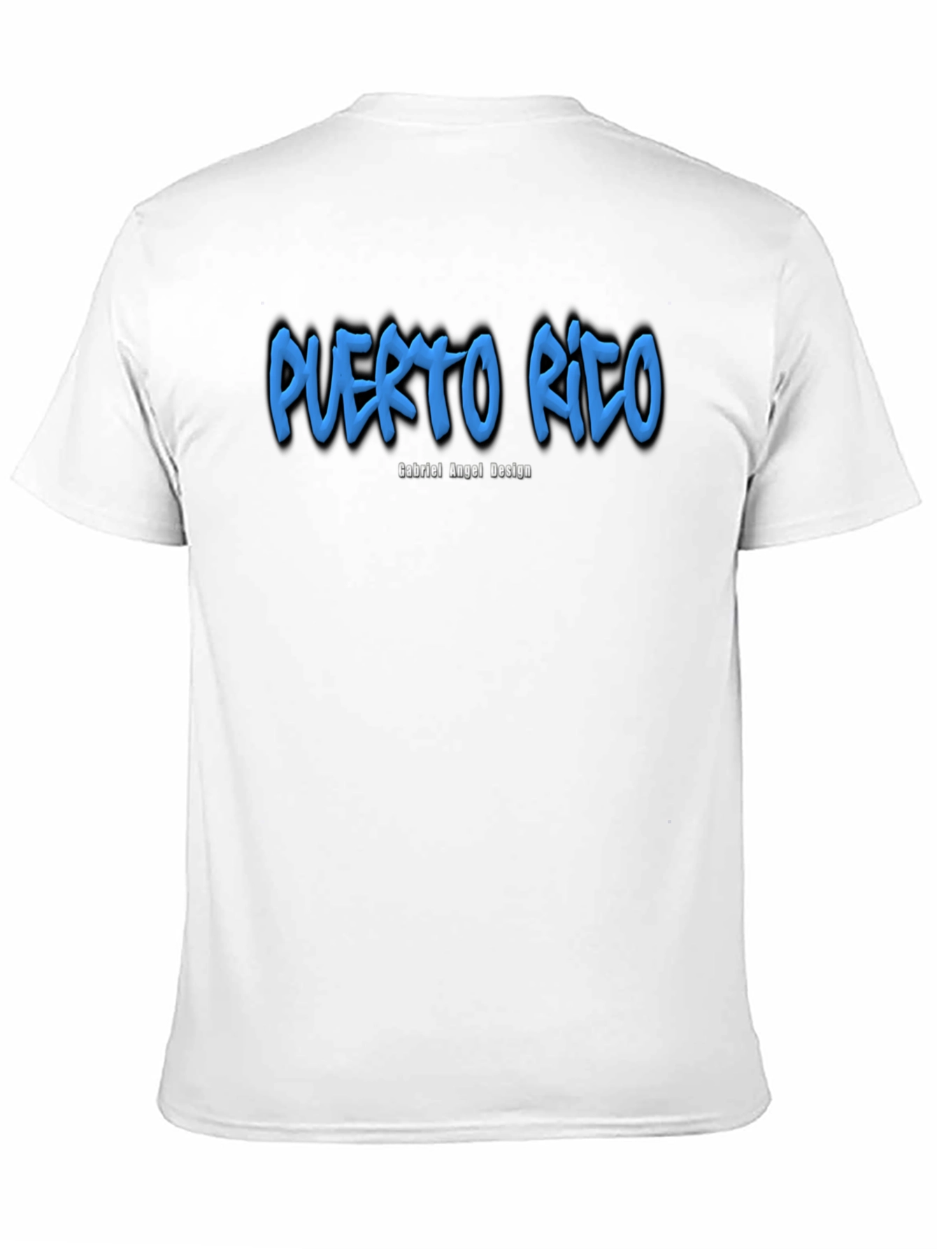 Puerto Rico Design Mens T-Shirt - Black