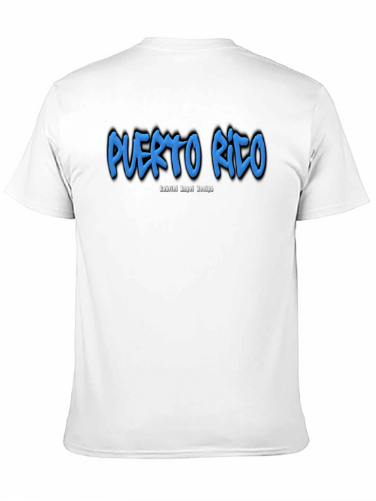 Puerto Rico Design Mens T-Shirt - Black