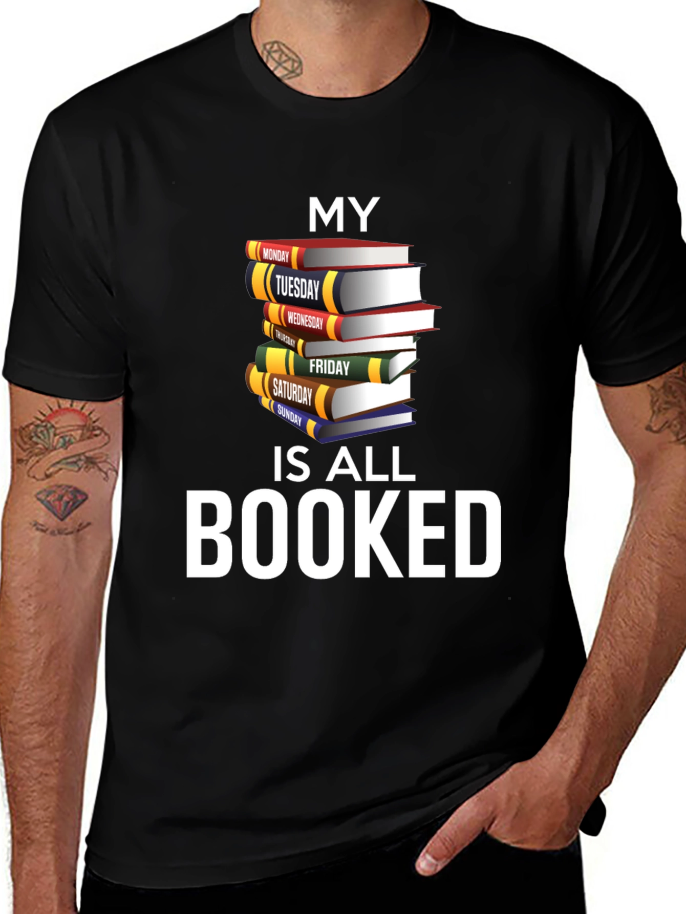 Booked Schedule Graphic T-Shirt