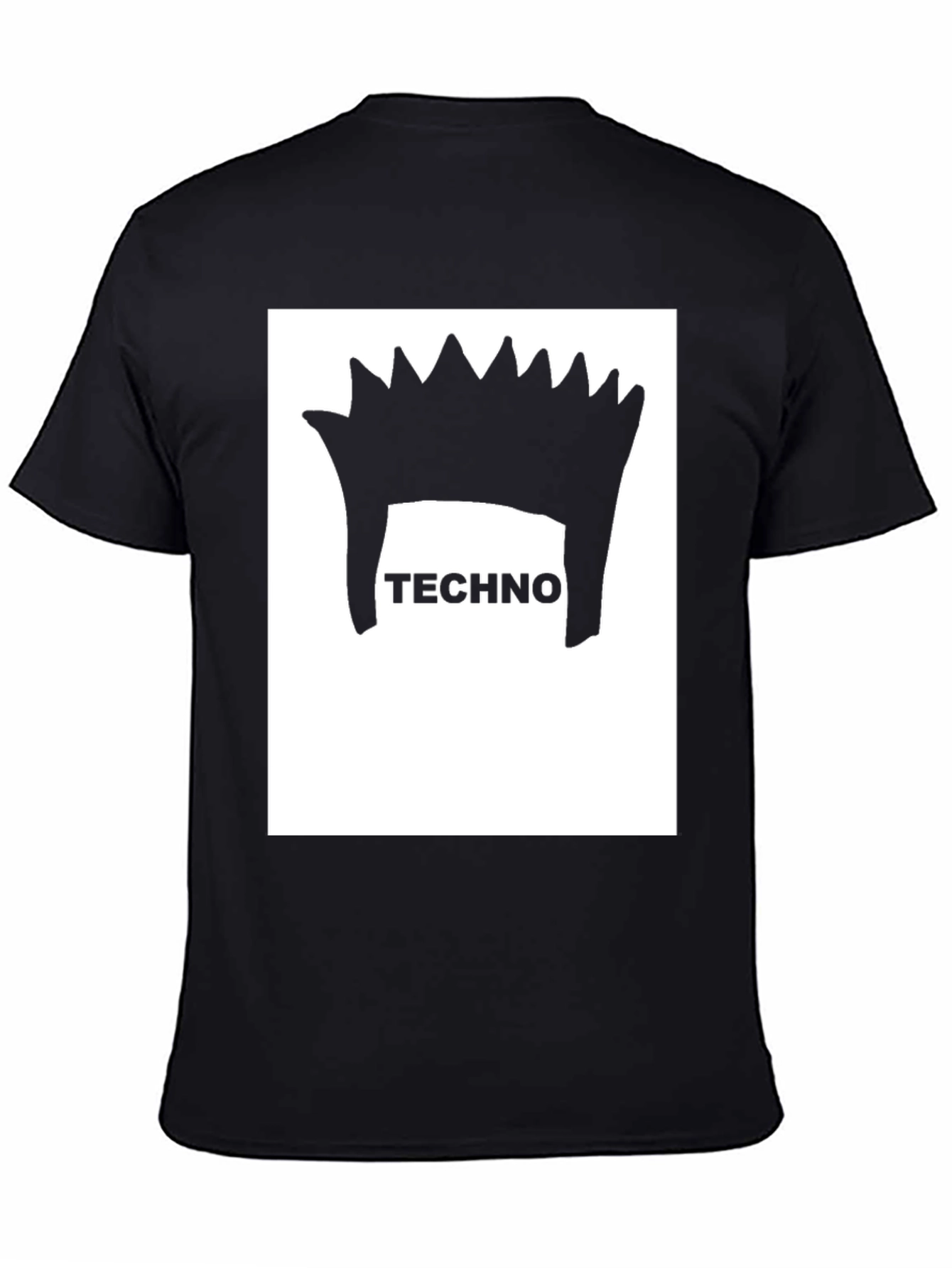 Techno Crown T-Shirt - Unique Graphic Tee