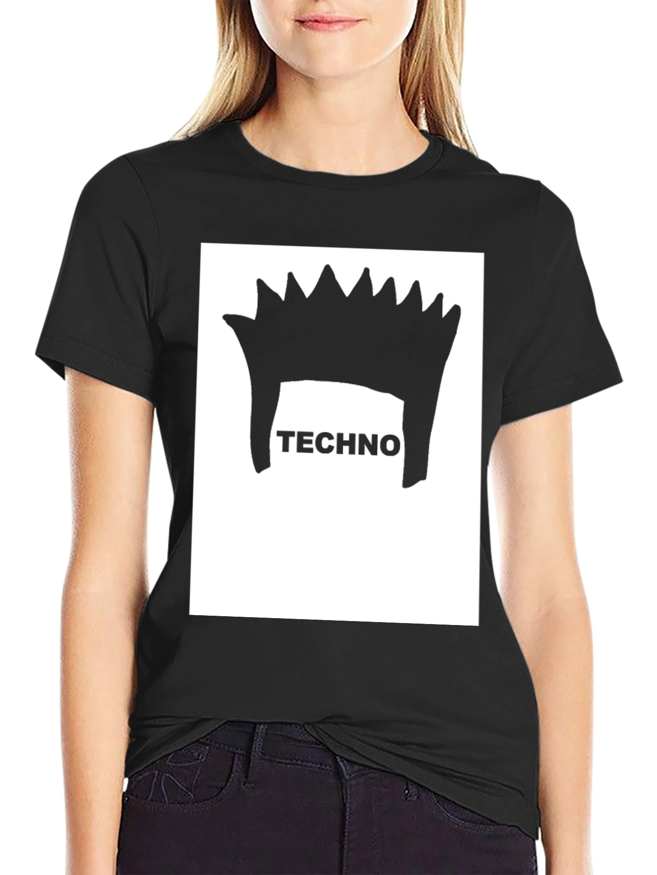 Techno Crown T-Shirt - Unique Graphic Tee