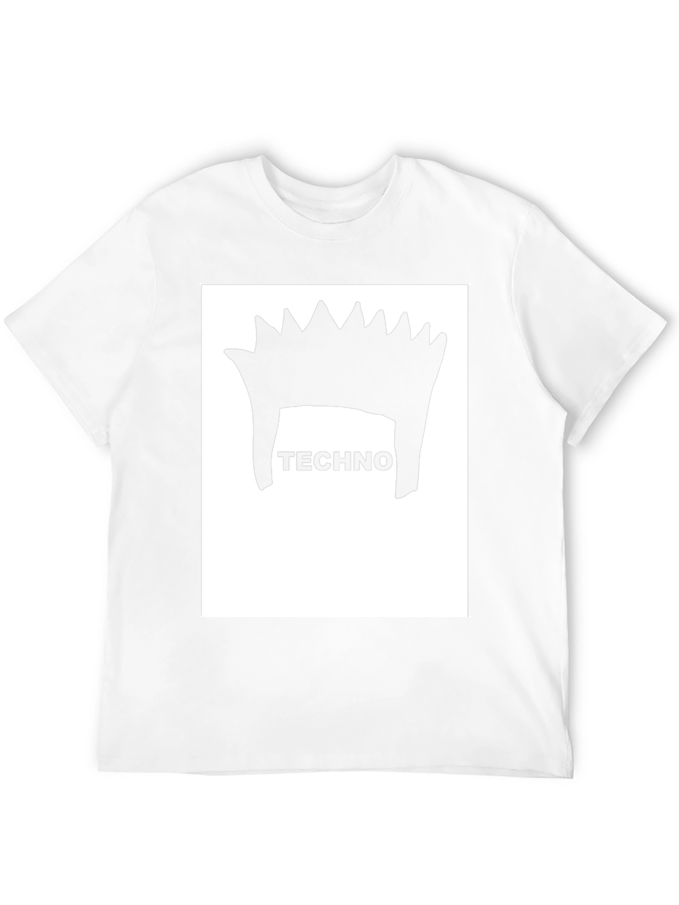 Techno Crown T-Shirt - Unique Graphic Tee