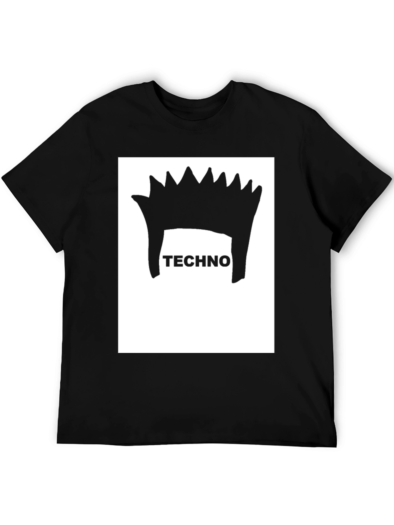 Techno Crown T-Shirt - Unique Graphic Tee