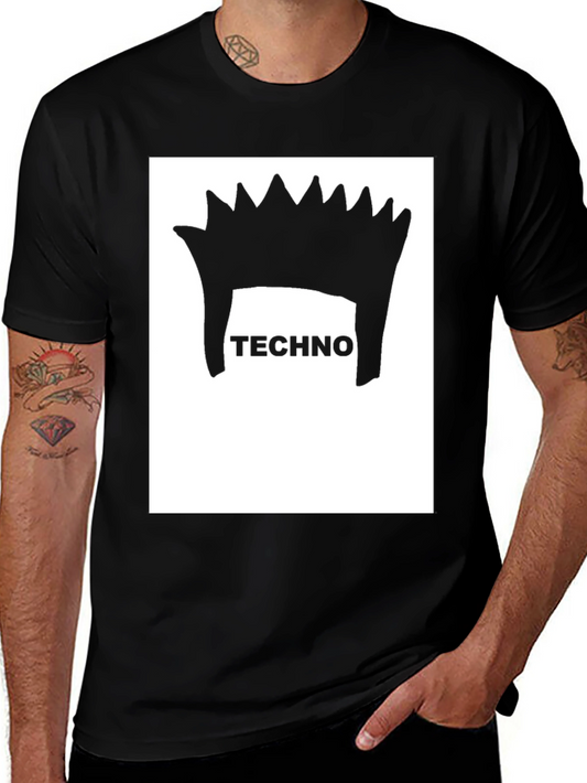 Techno Crown T-Shirt - Unique Graphic Tee