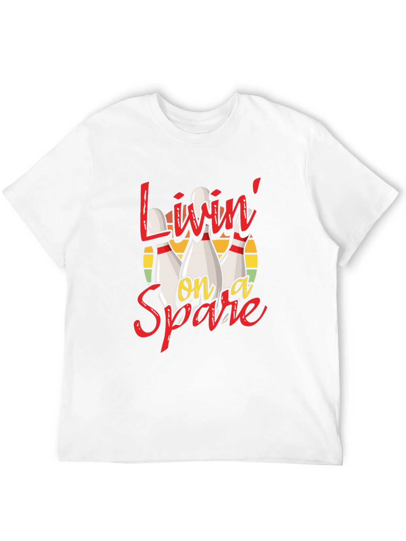 Livin on a Spare Bowling Graphic Tee