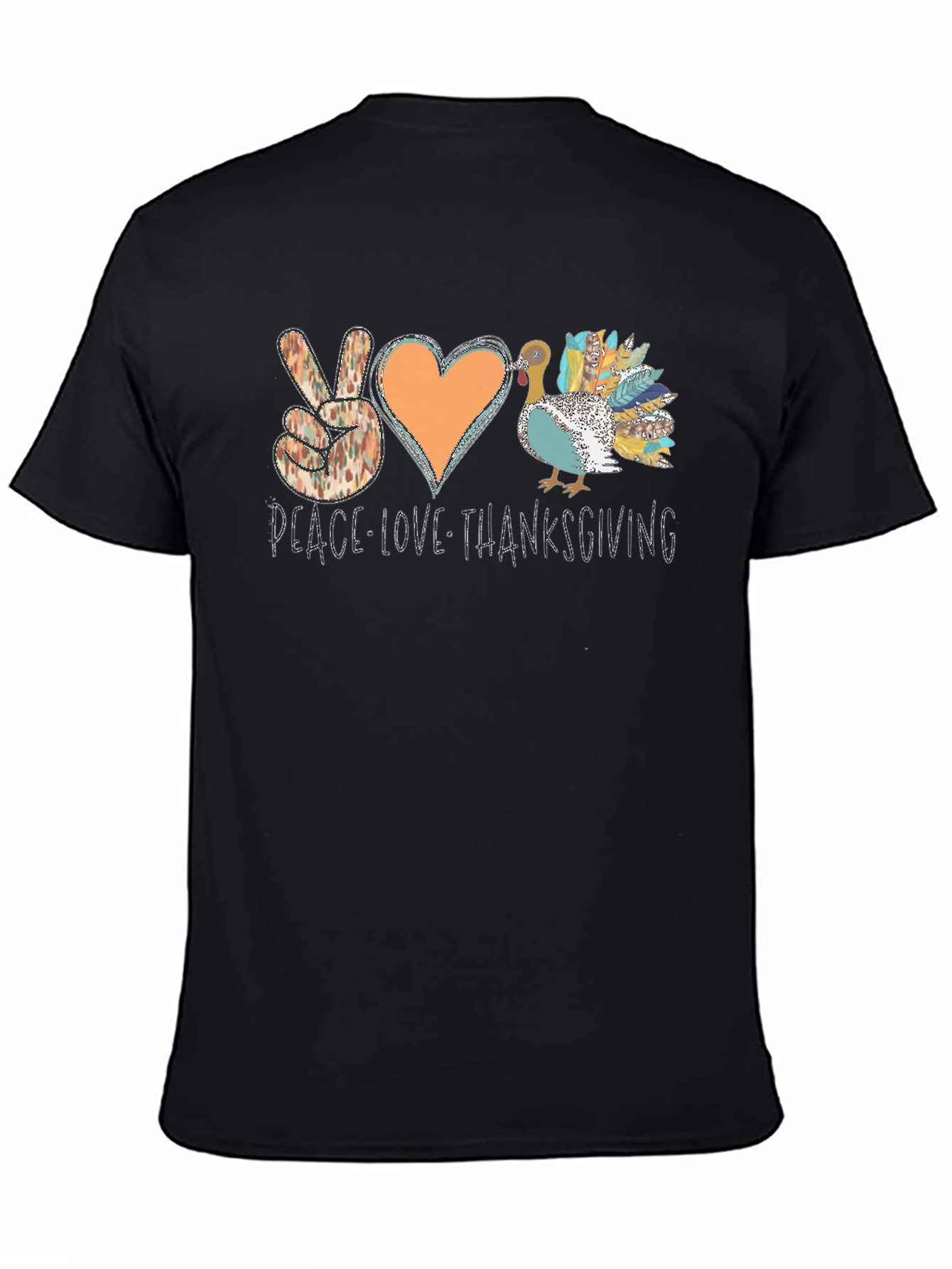 Peace Love Thanksgiving Graphic Tee