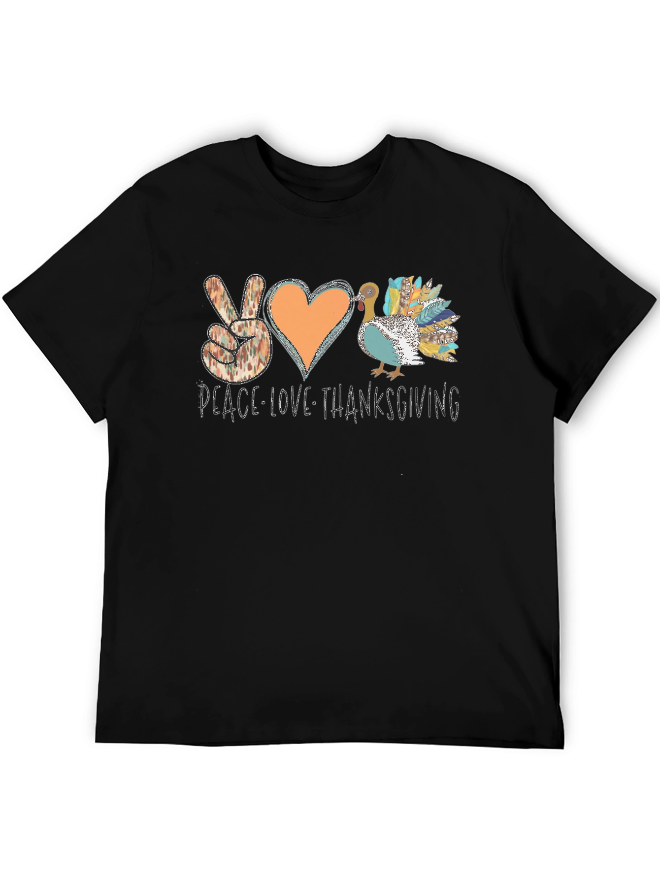 Peace Love Thanksgiving Graphic Tee