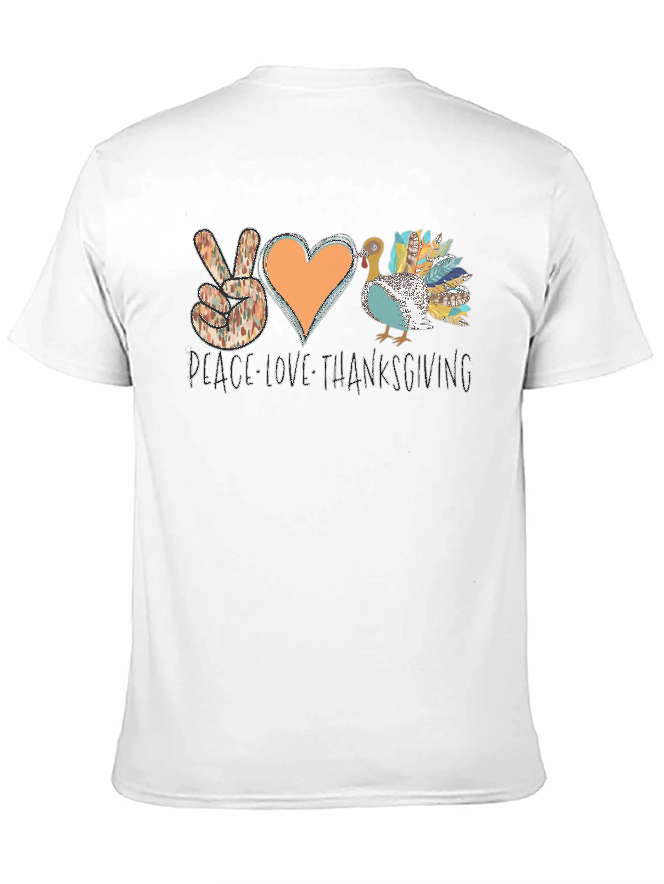 Peace Love Thanksgiving Graphic Tee