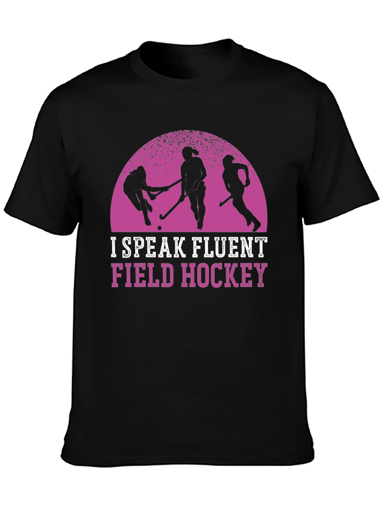 Fluent Field Hockey Black Graphic Tee