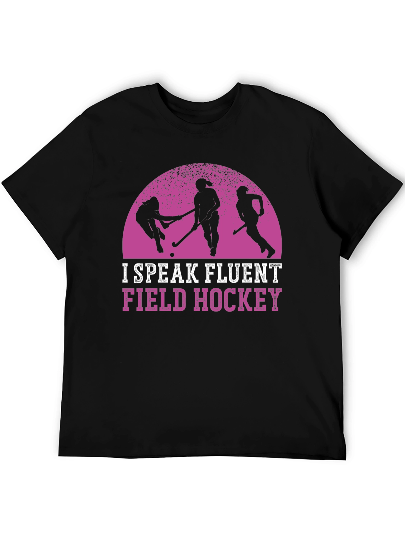 Fluent Field Hockey Black Graphic Tee