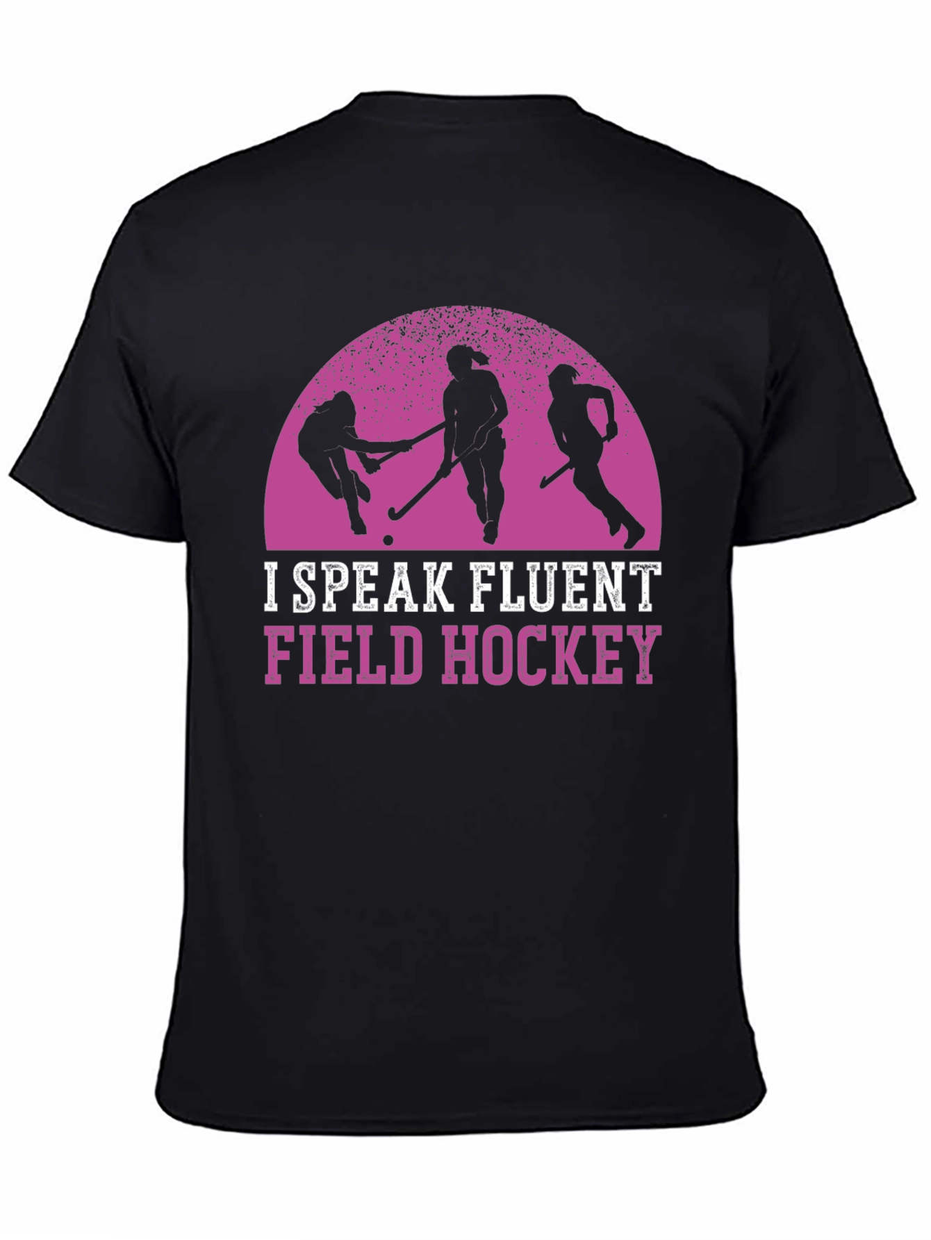 Fluent Field Hockey Black Graphic Tee
