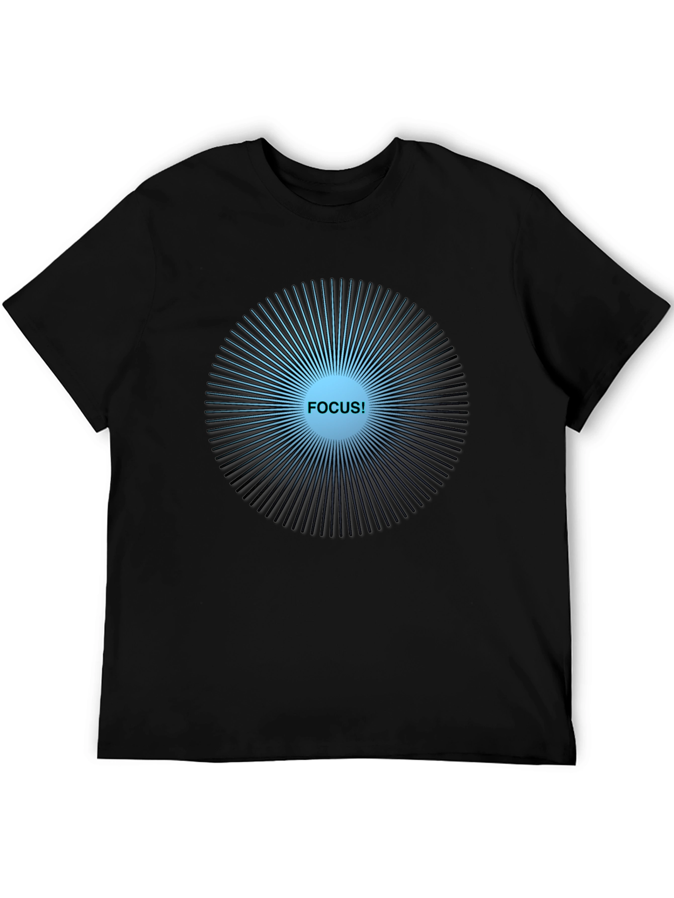 Focus Graphic Tee - Mens Crew Neck T-Shirt