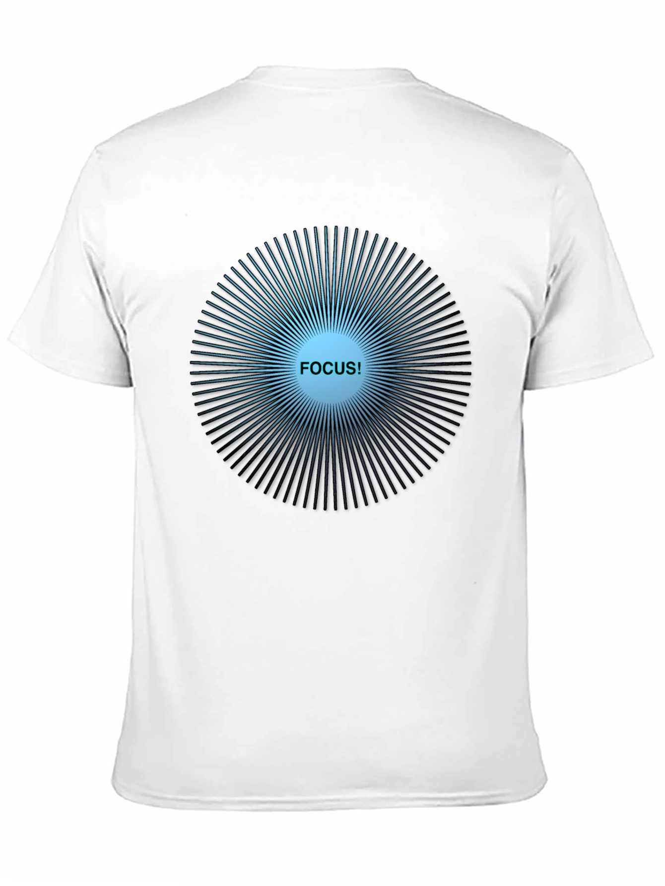 Focus Graphic Tee - Mens Crew Neck T-Shirt