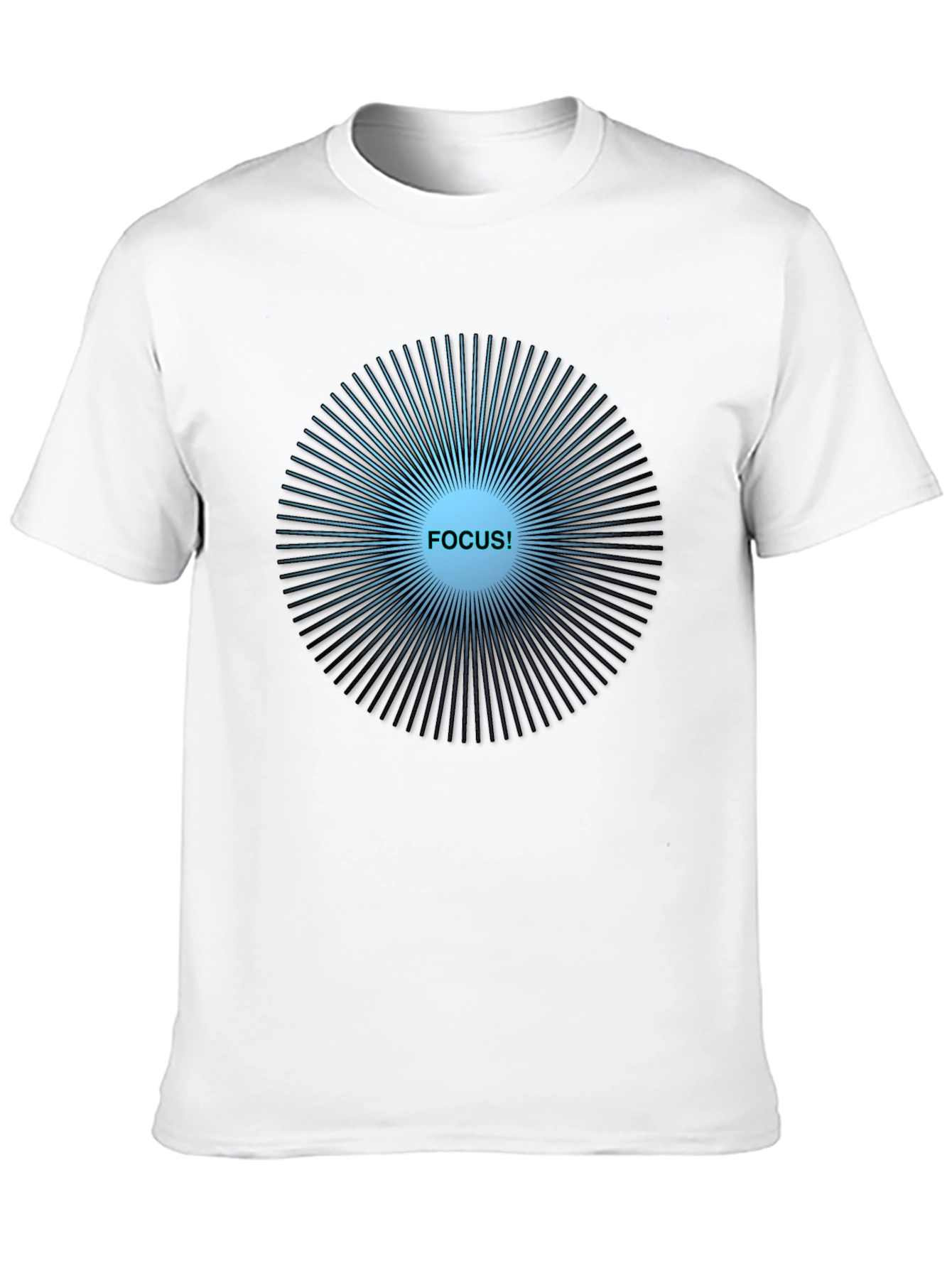 Focus Graphic Tee - Mens Crew Neck T-Shirt