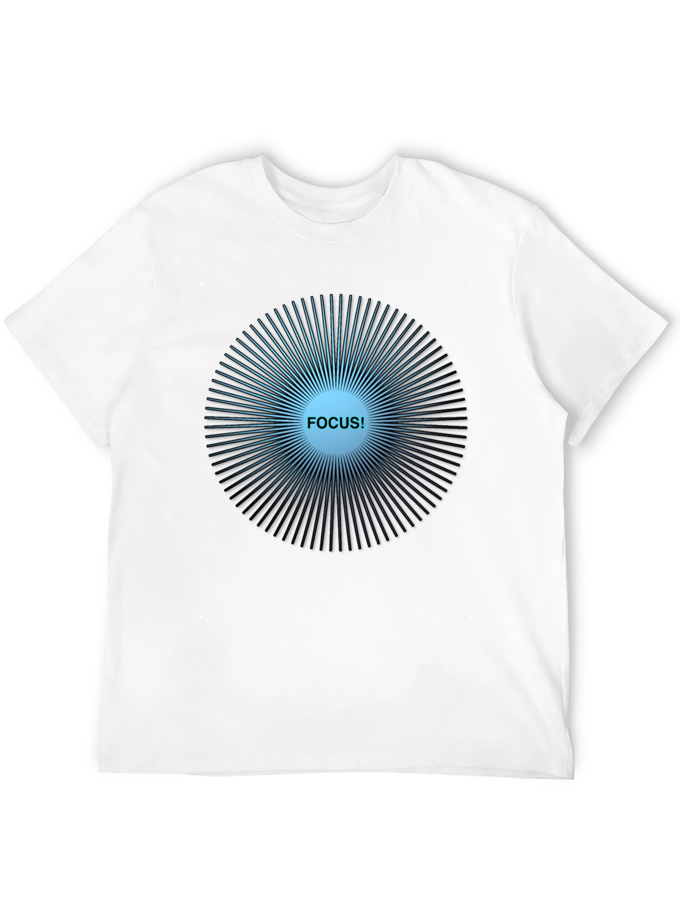 Focus Graphic Tee - Mens Crew Neck T-Shirt