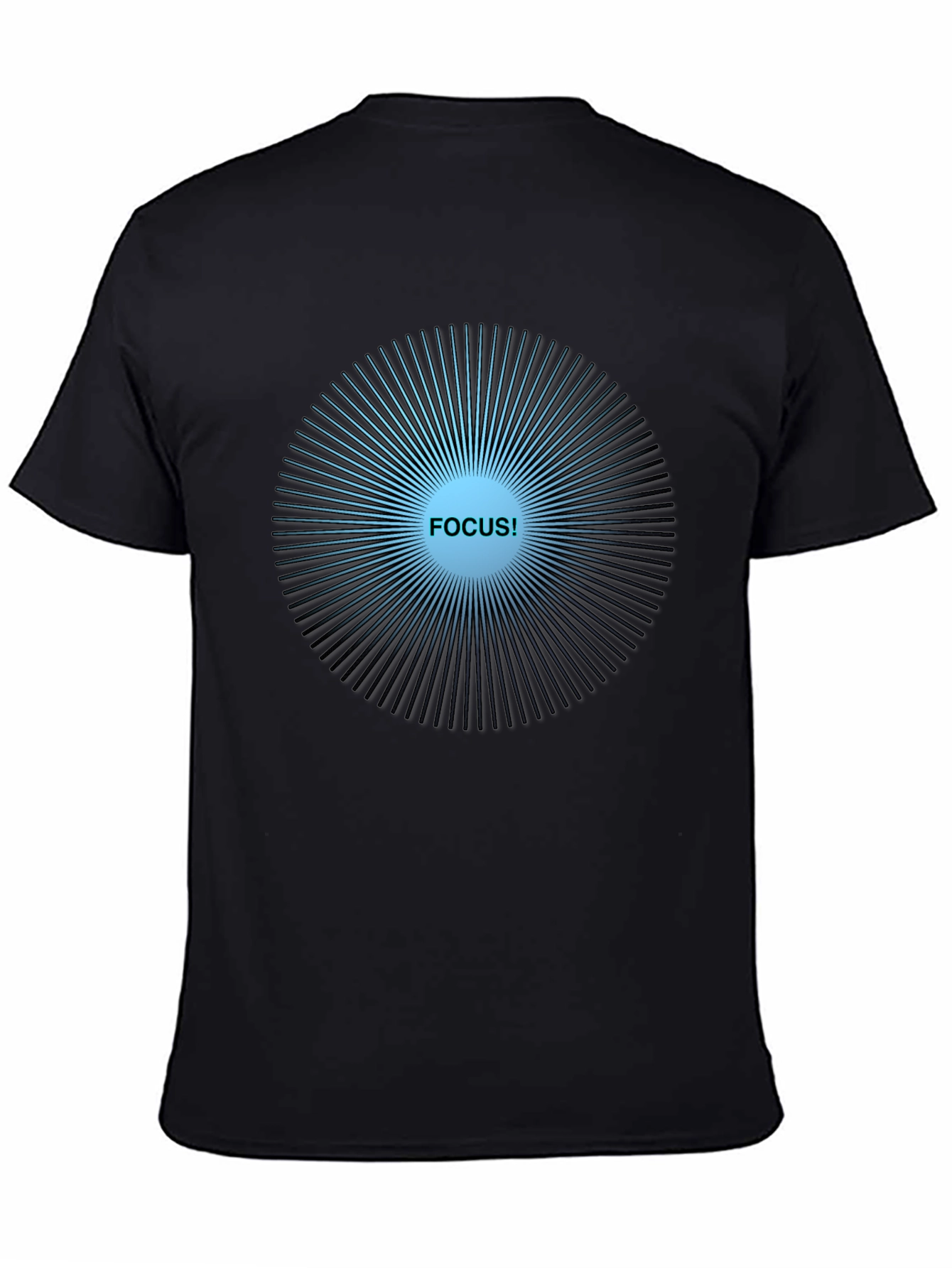 Focus Graphic Tee - Mens Crew Neck T-Shirt